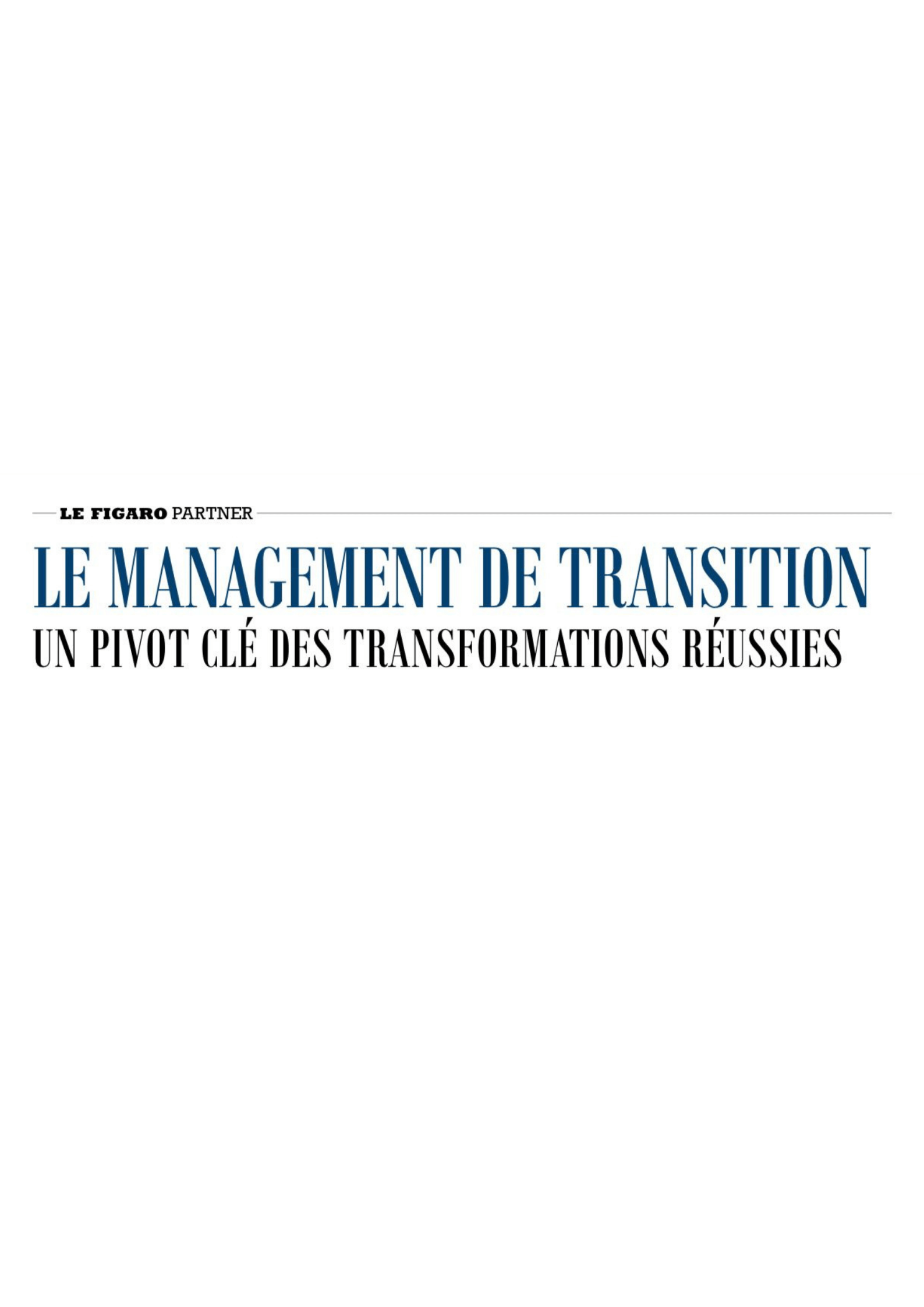 Interview de Louise Beveridge et Benoit Cornu pour le Figaro Partner